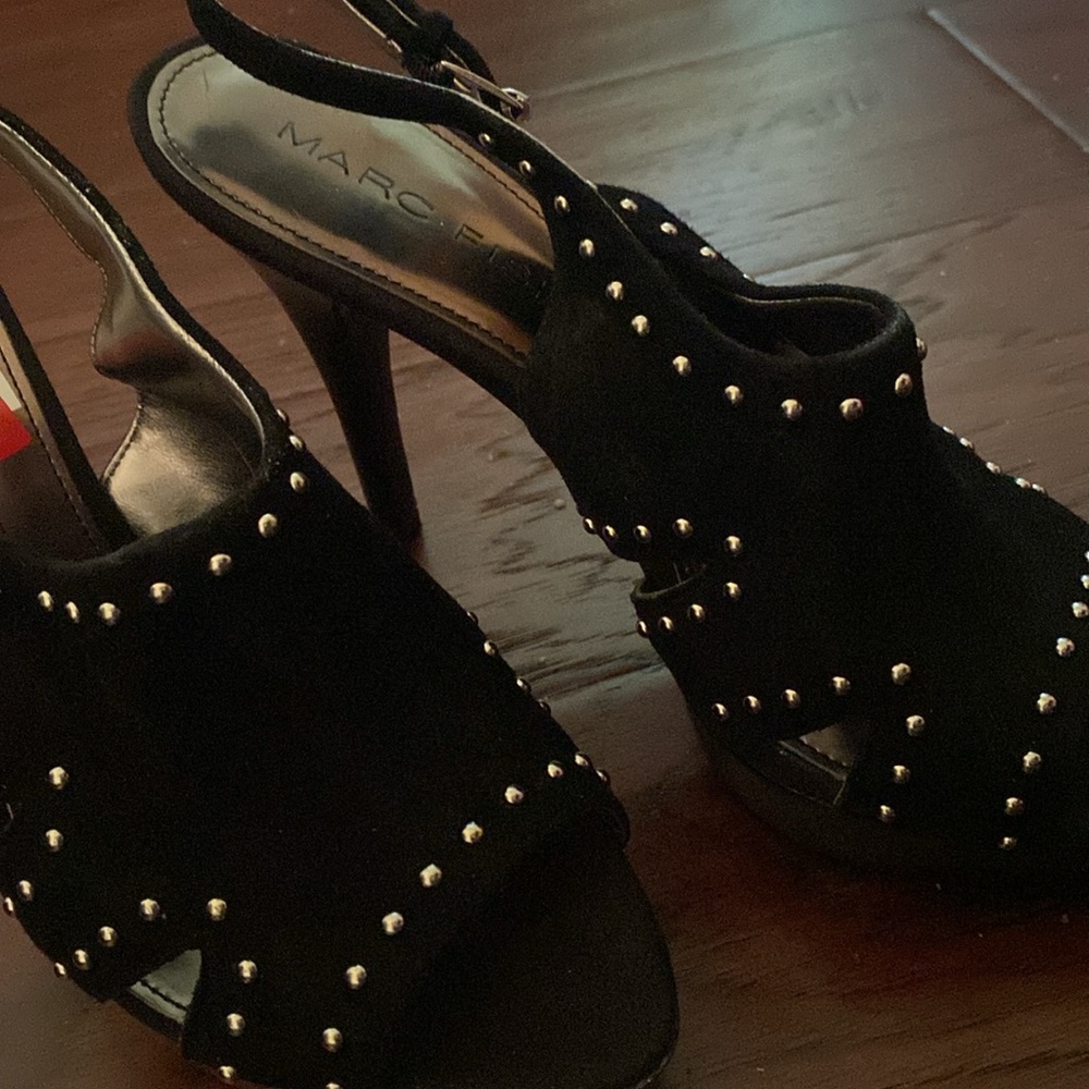 Women’s Marc Jacob’s  Black Studded, Suede Shoe, Size 8
